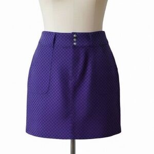 JoFit Purple Blue Checkered Women's Pickleball Tennis Skort Size 4